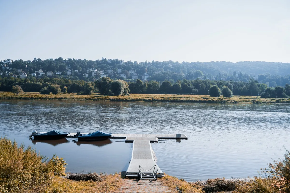 The beautiful Elbe river